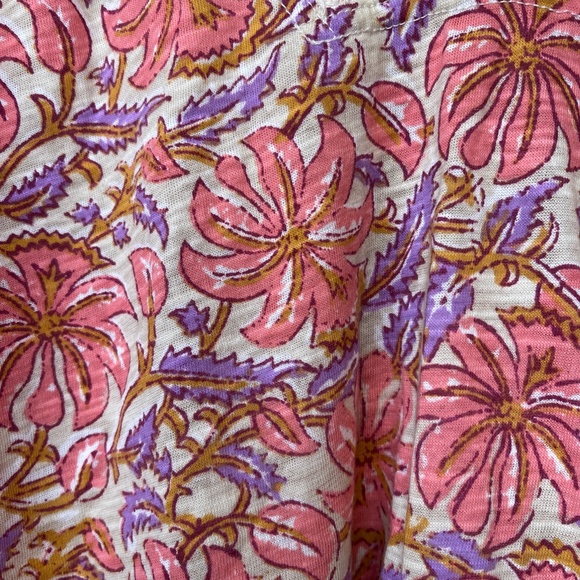 FP NWT Leilani Floral Lace Crochet Jersey Cropped Babydoll Cottagecore Shirt - Picture 10 of 16